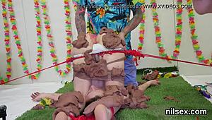 Horny teen taken to asshole nuthouse for wild anal therapy and ass licking. She craves every hardcore moment.