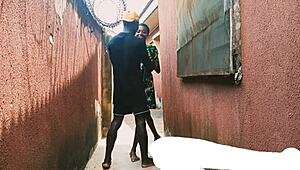 Hide and seek game with neighbor's daughter turns into outdoor fun