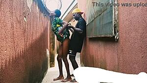 Hide and seek game with neighbor's daughter turns into outdoor fun