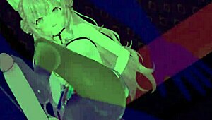 Hakui Koyori And Hoshimachi Suisei Engage In Intense Hentai Sex