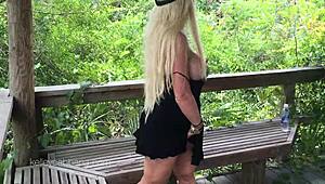 wanna see kelley cabbana play pussy in public?