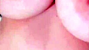 Young maid flaunts big tits in close-up video for boss raise