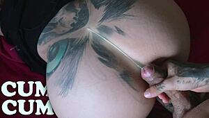 i fuck her croatian ass until cum on buttocks