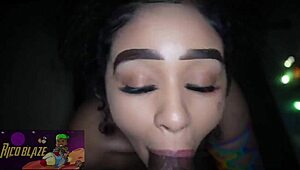 ariel love feels intense pleasure sucking huge dick on balcony