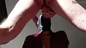 Watch this milf in latex boots get roughly fucked and cum on tits?