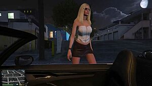 gta 5 story of a first-person hooker pickup in car