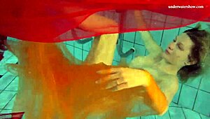 Nastya Strips Naked In Pool