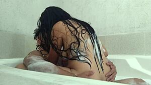 Cheating wife fucks lover passionately in steamy jacuzzi affair