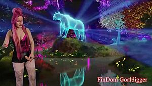 Joy enjoys eating cum in this POV domination game