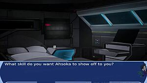 Star Wars Orange Trainer Cosplay Bang