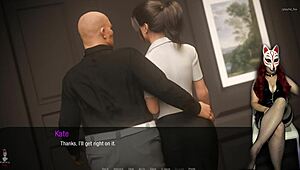 kate 28 shows off legs in upskirt anime roleplay game