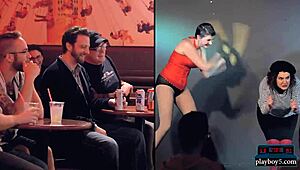 Watch this blonde femdom improvise her fetish comedy!