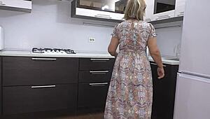 Stepmom Denied Breakfast, Fucked Hard in the Ass Instead.