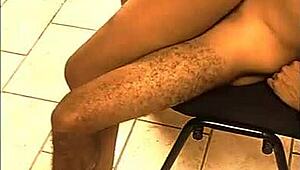 latina brunette blows and rides big cock casually