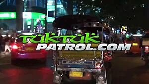 Wow! Tuktukpatrol Thai Asian Babe Drilled Hard by Huge Cock in Wild Ride