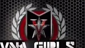 Hot lesbians in lace, Vicky Vette and Victoria Banxxx eat their cunts.