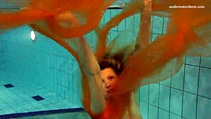 Nastya Strips Naked In Pool