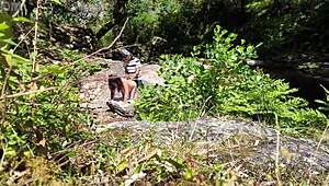 so, this voyeur stranger just bangs a girl on a nudist beach!