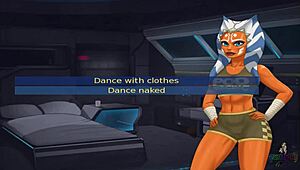 Star Wars Orange Trainer Cosplay Bang