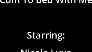 i cum to bed with nicole luva masturbating before sleep at hitachihoescom
