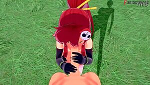 Yoko littner having sex in gurren lagann pov?
