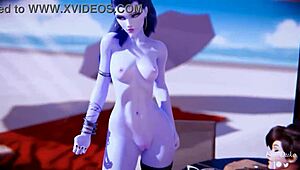 Femme Fatale Shines in 3D PMV HMV 02