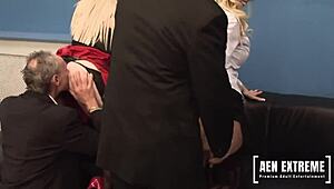 fucking the new secretaries in the office after hours