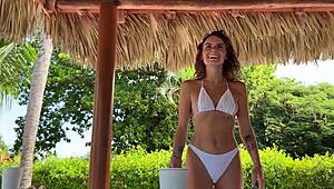 man, i messed up describin this youtube strip game with bikini beauty, so hot tho