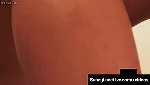 How does sex-starved Sunny Lane finger her juicy wet pussy so good?