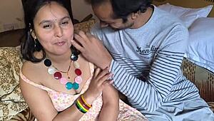 Skinny Bride Kisses and Sucks Big Cock in Photoshoot