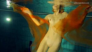 Nastya Strips Naked In Pool