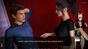 kate 28 shows off legs in upskirt anime roleplay game