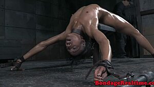 Groped Ebony Yields to Her Maledom Master