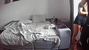 real cheatin wife fucks her husbands friend in anal