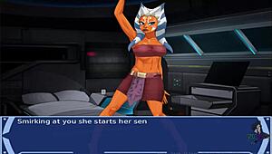 Star Wars Orange Trainer Cosplay Bang