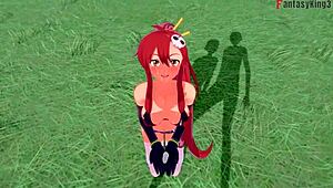 Yoko littner having sex in gurren lagann pov?