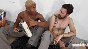 Interracial Gay Blowjob Part Two