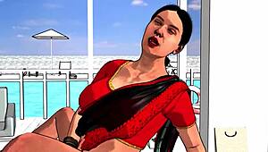 Indian Desi Step Sister-in-Law Banged Hard by Brother-in-Law in Wild Gangbang