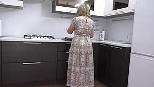 Stepmom Denied Breakfast, Fucked Hard in the Ass Instead.