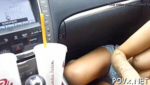 tight cunt takes drilling on cam