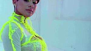 Amazing latina teen mia valentine poses with her big ass