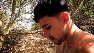 Hell Yeah! Latino Studs Pound Ass on Beach!