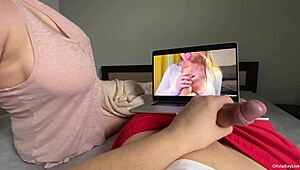 Stepbro, did you share the bed with stepsis Olivia Bay for horny blowjob and cowgirl?