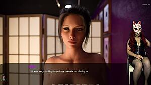 kate 28 shows off legs in upskirt anime roleplay game