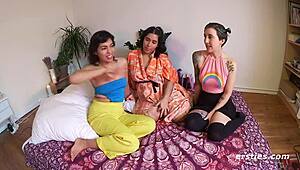 What's better than 2 amateur lesbians? 3 of course!