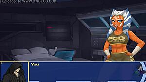 Star Wars Orange Trainer Cosplay Bang