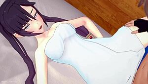 mona in her room DROPS the towel READY to FUCK in uncensored 3d cartoon hentai