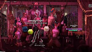 Gay hentai game with rough sex and domination