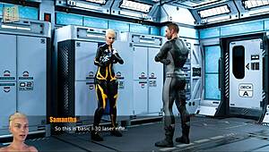 Explore the anime hentai adventures in Through Spacetime 3