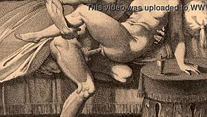 Vintage Erotic Illustration Of Anime Hentai Cartoon Fetish!